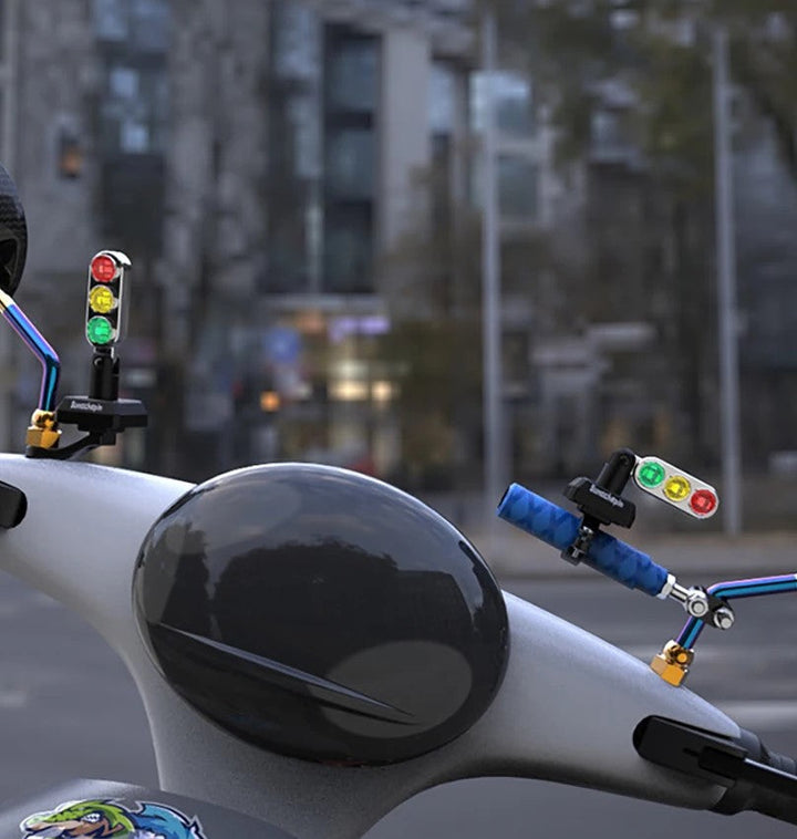 BowLift | Mini Traffic Lamp Style Motorcycle Handlebar Signal Light