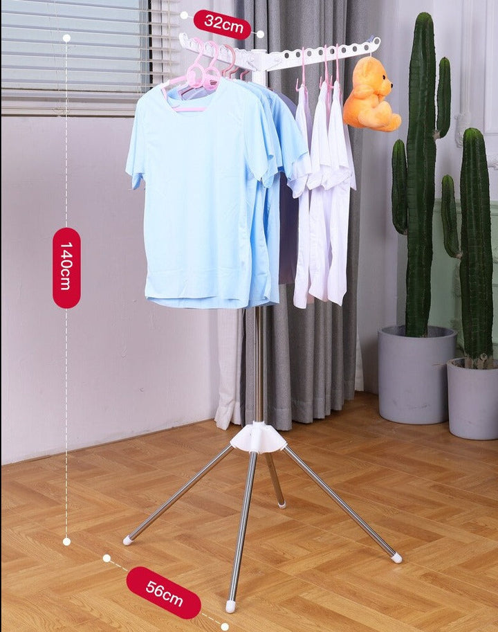 BowLift | Portable Stainless Steel Triangle Clothes Drying Hanger
