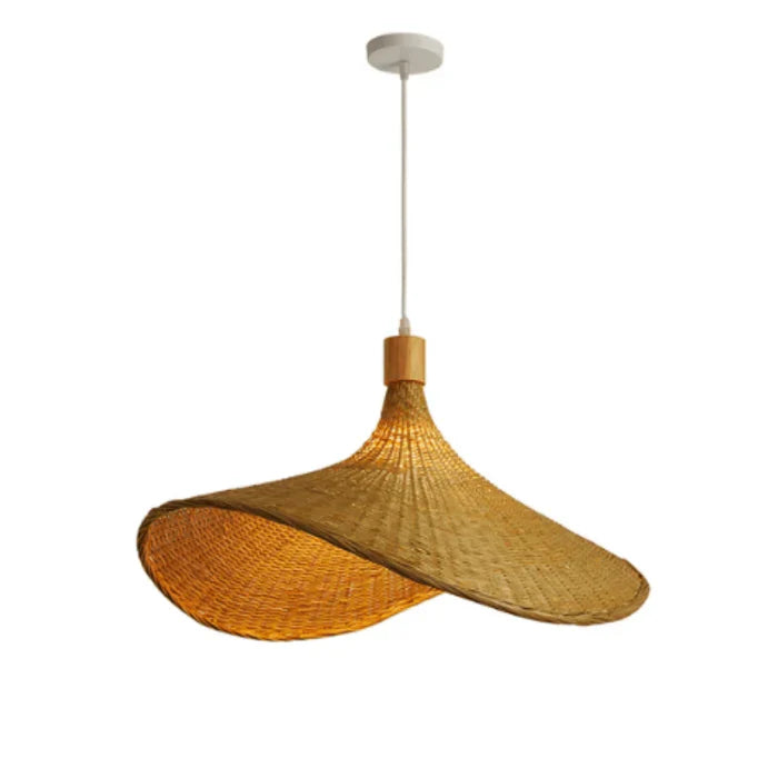Wicker Pendant Lamp - RusticWeave | Bowlift