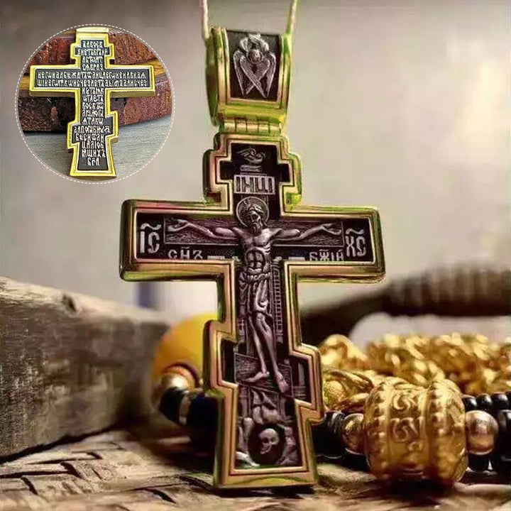 Vintage Cross Necklace Bowlift