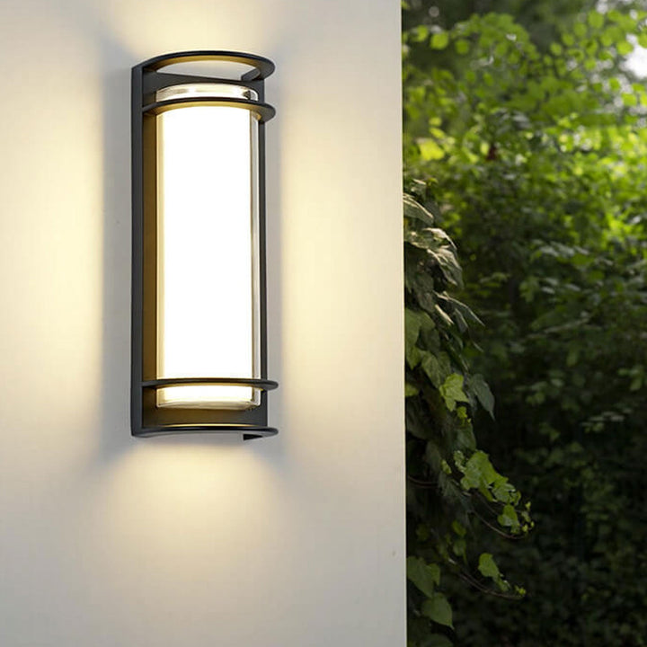 Modern Outdoor Column Waterproof LED Garden Wall Sconce Lamp | Bowlift