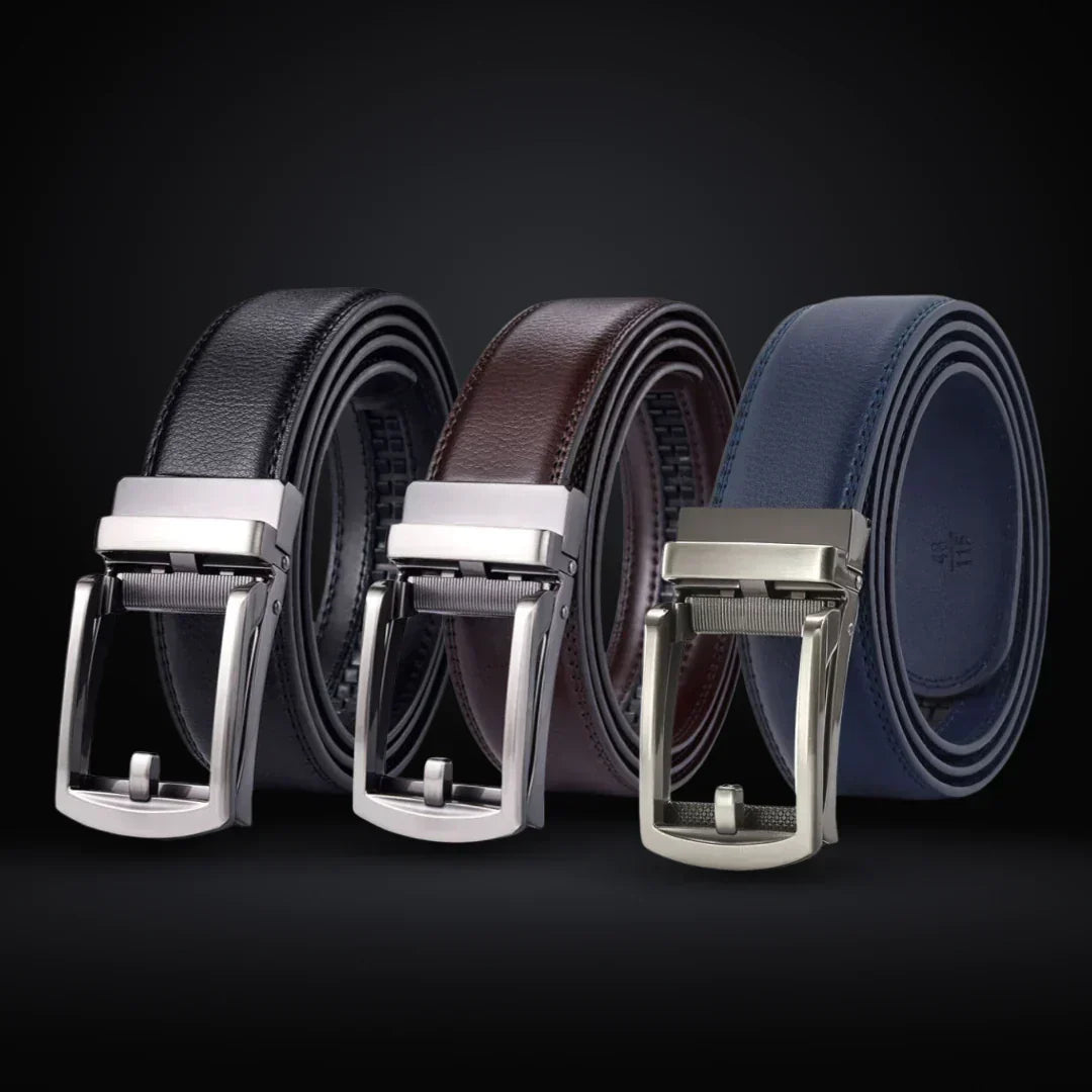 EliteSlide Belt – Luxury Leather Adjustable Accessory Bowlift