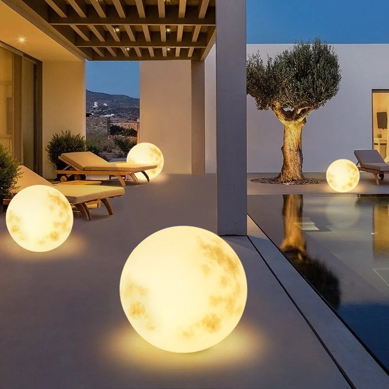 BowLift | Moon lamp | Weatherproof garden lamp with LED lighting