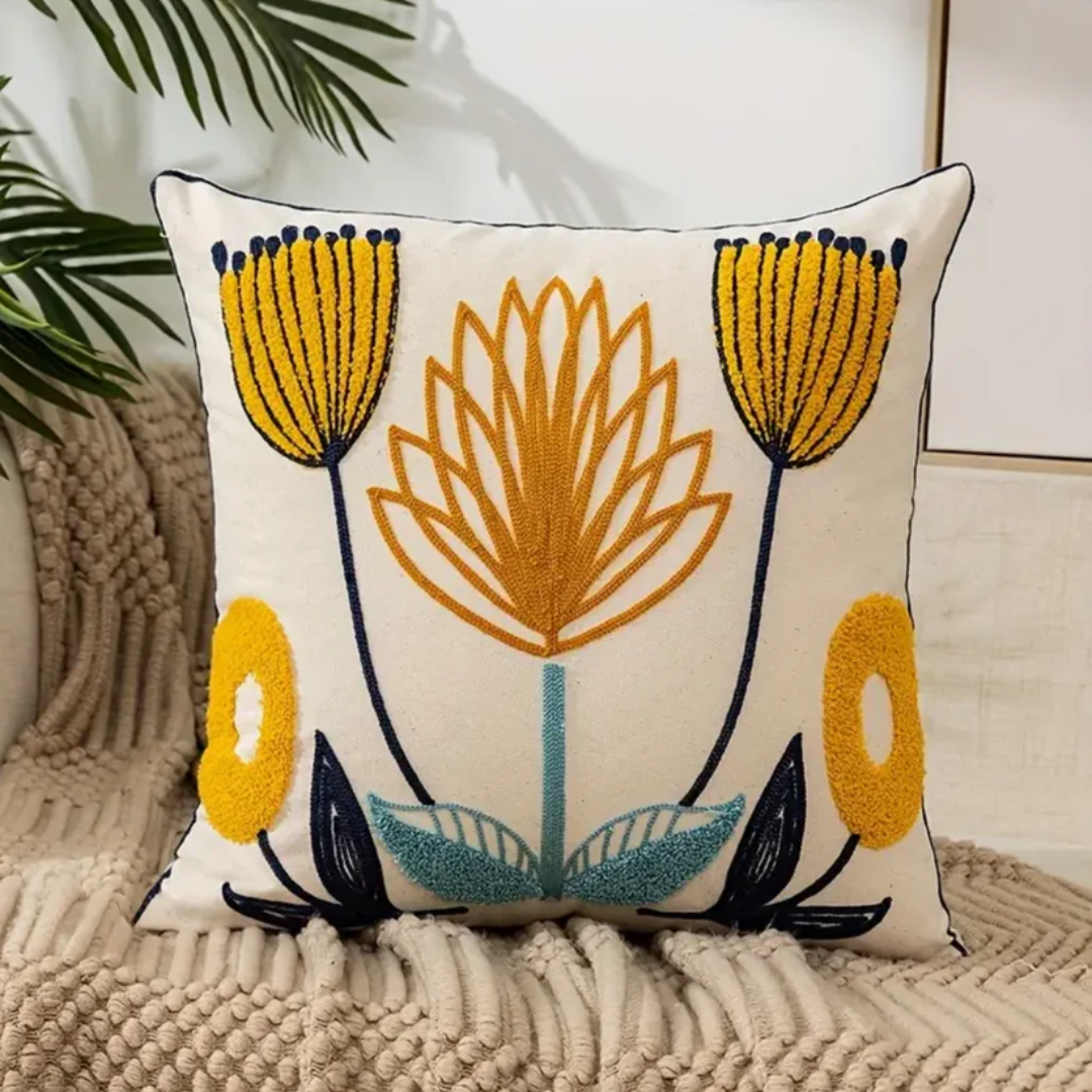 BowLift | Decorative Cushion FloraSoft – Decorative Flower Cushion with Removable Cover