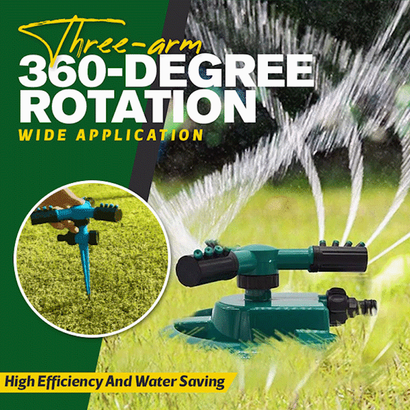BowLift | 360-Degree Rotating Garden Sprinkler