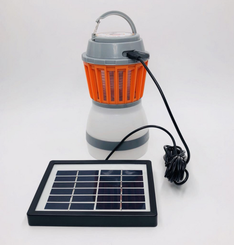 BowLift | Solar LED Mosquito Lamp with Integrated Lantern – Effective Insect Protection and Lighting for Garden and Camping