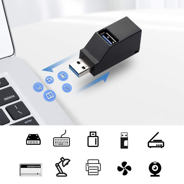 BowLift | 3-Port Tiny USB Hub