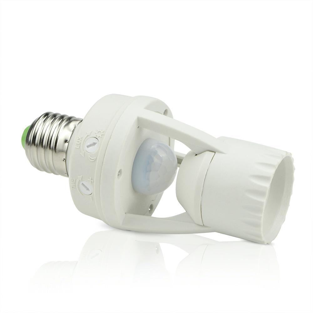 BowLift | 360 Rotating Motion Sensor Socket Switch Led Bulb Base
