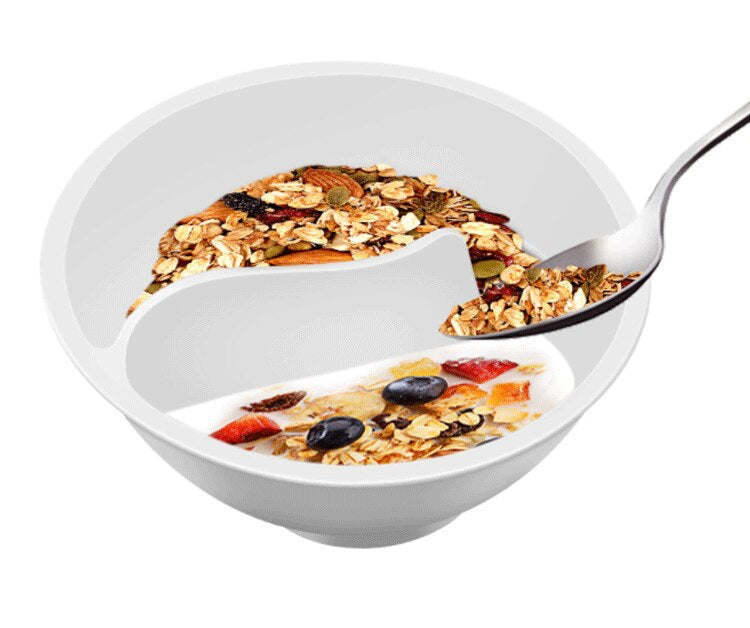 BowLift | Creative Separated Double Bowls With Handle