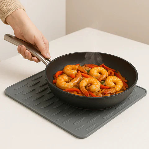 BowLift | FlexiDry Silicone Drying Mat – Heat Resistant, Non-Slip & Space Saving Design