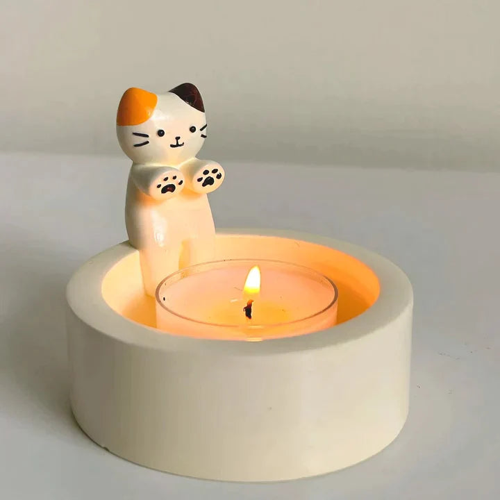 BowLift | Cute Cat Candle Holders