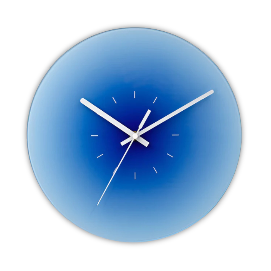 BowLift | Decorative Glass Clock for Modern Interiors