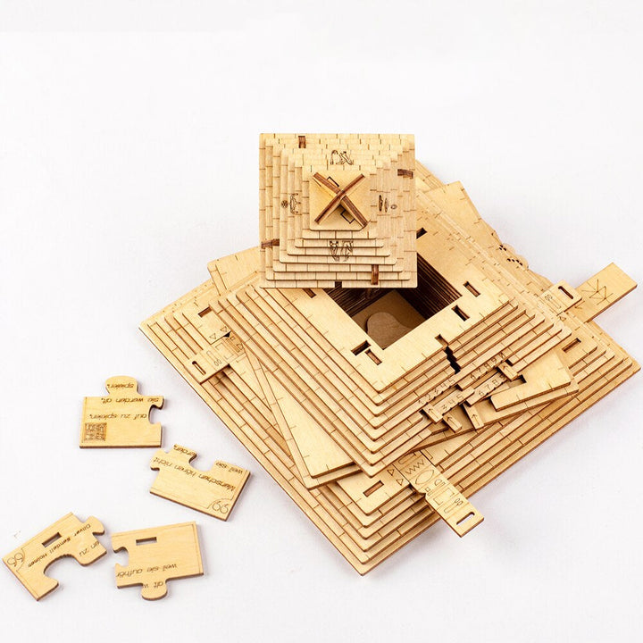 BowLift | Wooden Assemble The Pyramid of Maya