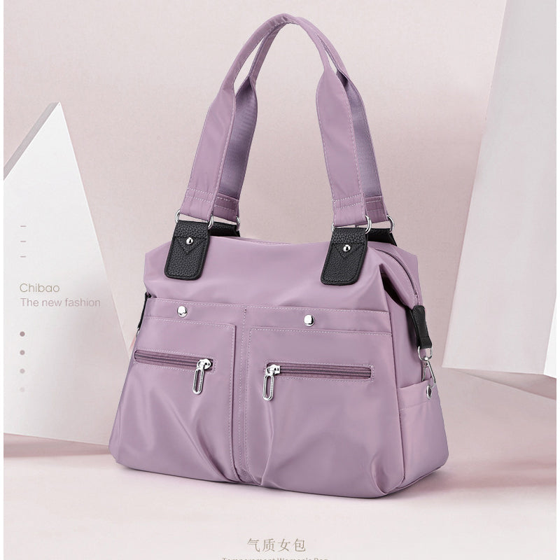Waterproof Simple Nylon Handbag | Bowlift