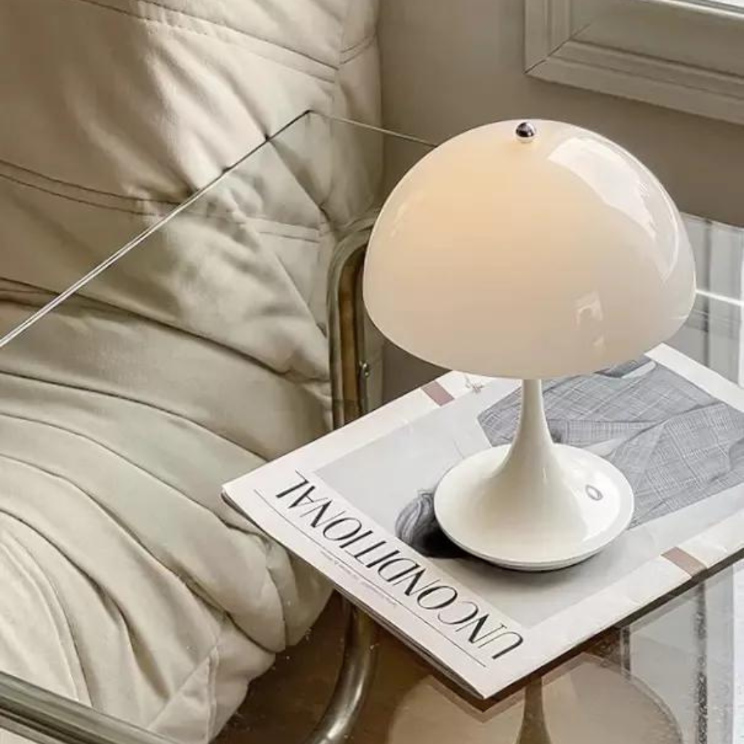 BowLift | EclatéAura Table lamp | Elegant battery LED bedside lamp