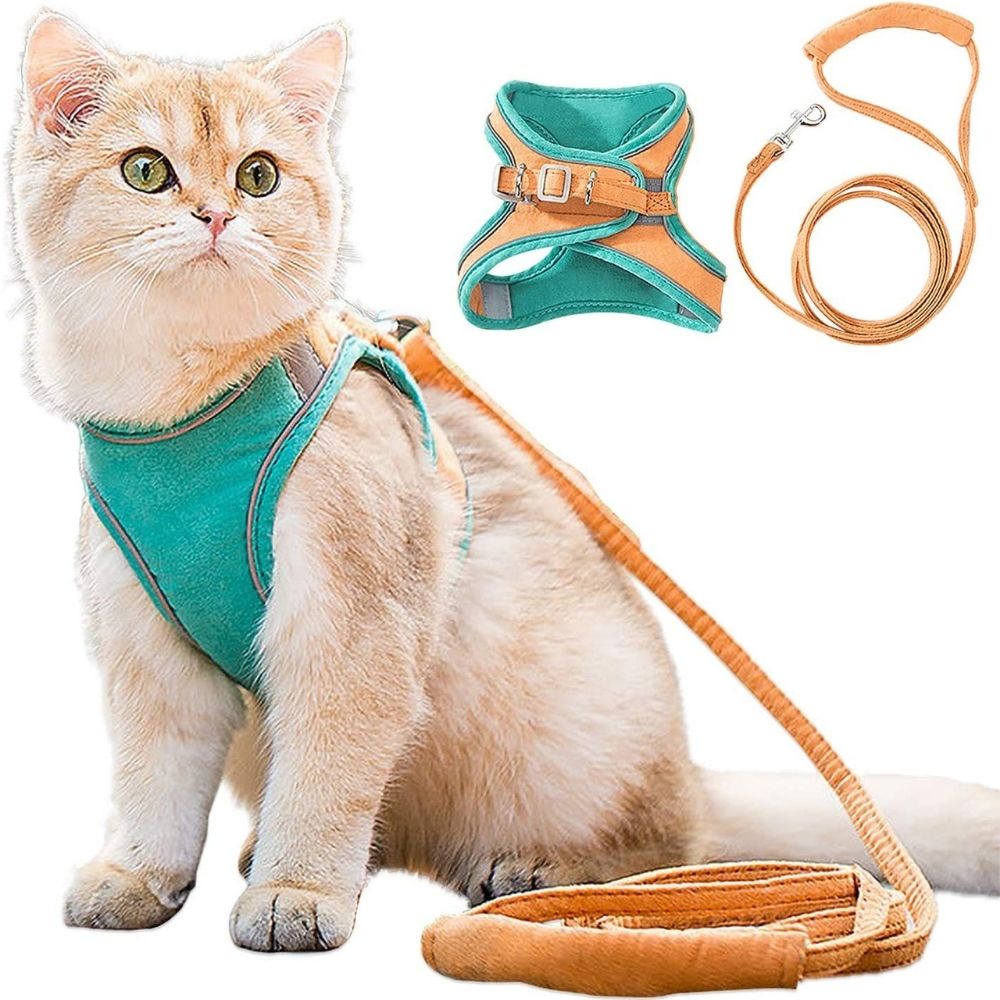 BowLift | Escape-Safe Cat Harness and Leash Set – Adjustable, Comfortable, Breathable Fabric for Safe Outdoor Adventures