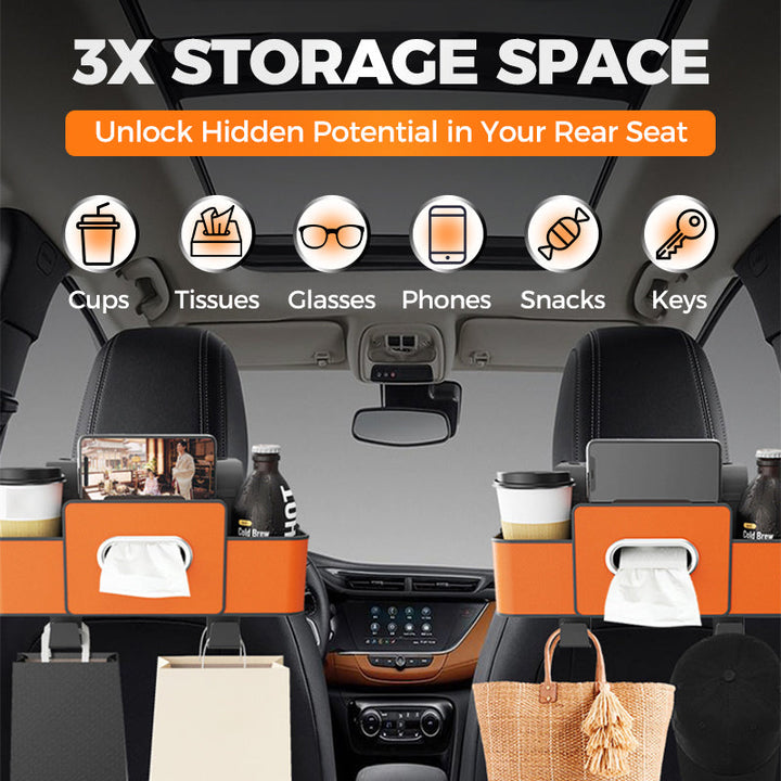 BowLift | Multifunctional and waterproof car backseat organizer