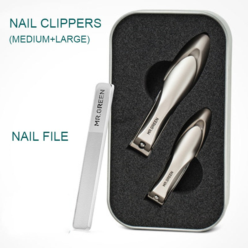 BowLift | Nail Clipper Set, with 2 Nail Clippers & 1 Nail FileÔºåfor Both Your Fingers & Toes