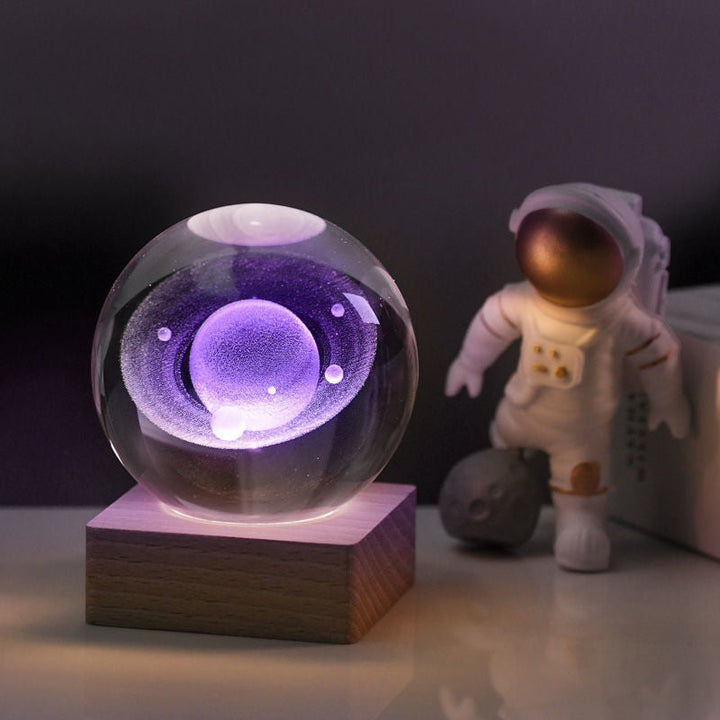 BowLift | 3D Galaxy Crystal Ball Night Light Decorative Lamp