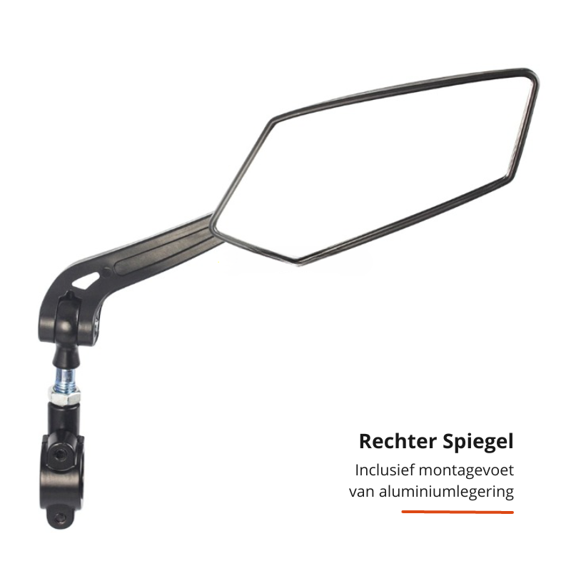 360° rearview mirror for bicycle with handlebar mount | Bowlift
