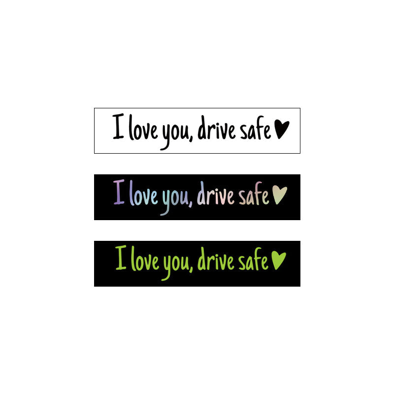 BowLift | I Love You Driving Safe Mirror Sticker