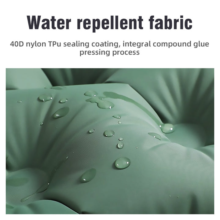 BowLift | Self Inflatable Air Mattress, Double Camping Bed with Integrated Pillows