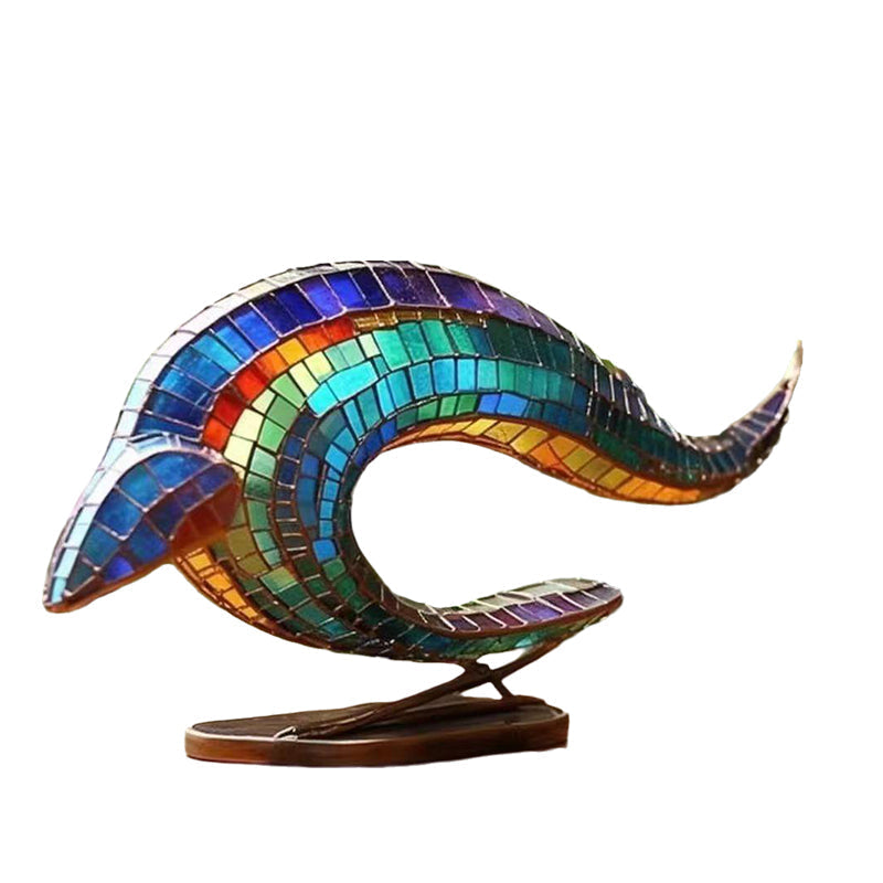 Wildlife Art with Base Wild Animal Desktop Decorations | Bowlift
