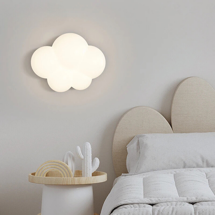 WhiteCloud Lamp – Stylish LED Wall Lighting for Children Bowlift