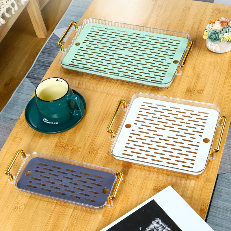 Light Luxury Draining Tea Tray | Bowlift