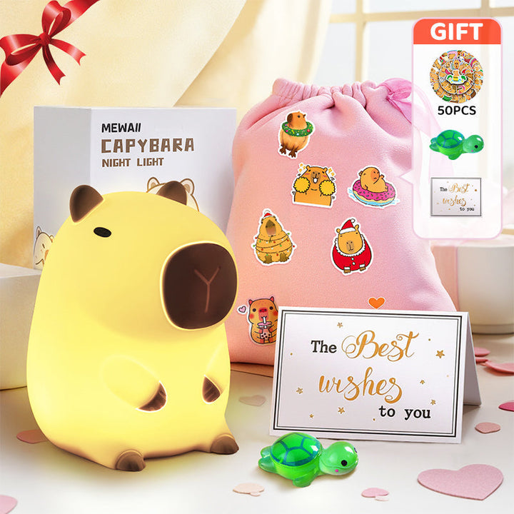 BowLift | SquishBara | Capybara Squishy Night Light Ideal Gift for All Ages