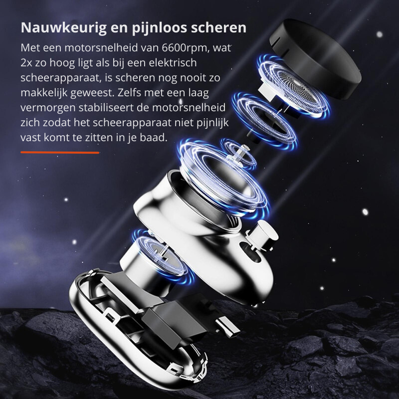 Compact Travel Shaver and Pocket Size Bowlift