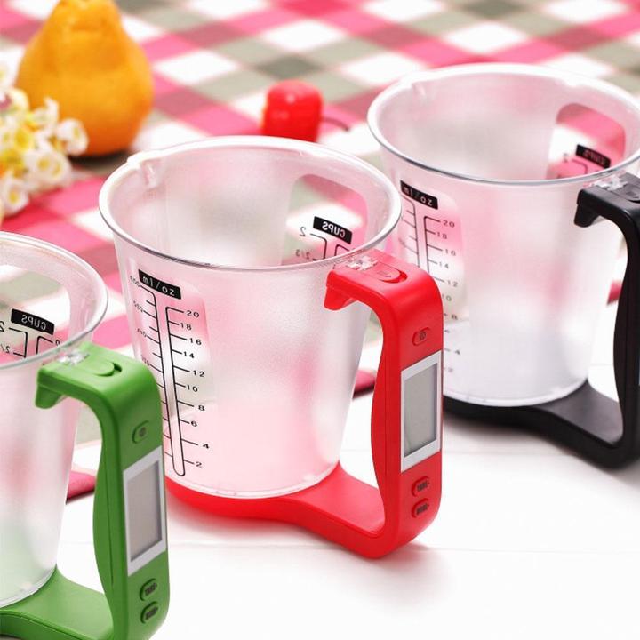 Digital kitchen measuring cup scale with LCD | Bowlift