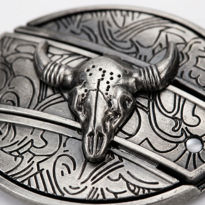 BowLift | Metal Oval Cowboys Belt Buckle
