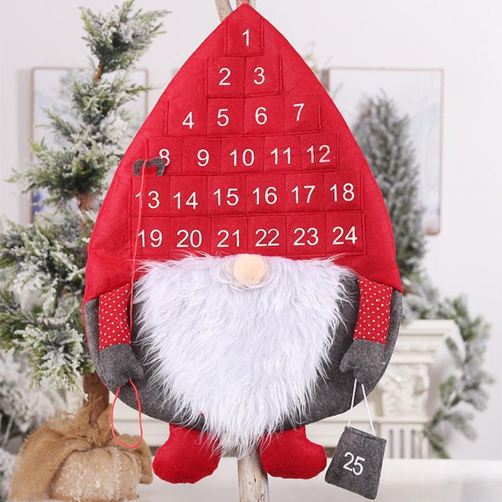 Countdown To Christmas Santa Pendant Advent Calendar | Bowlift