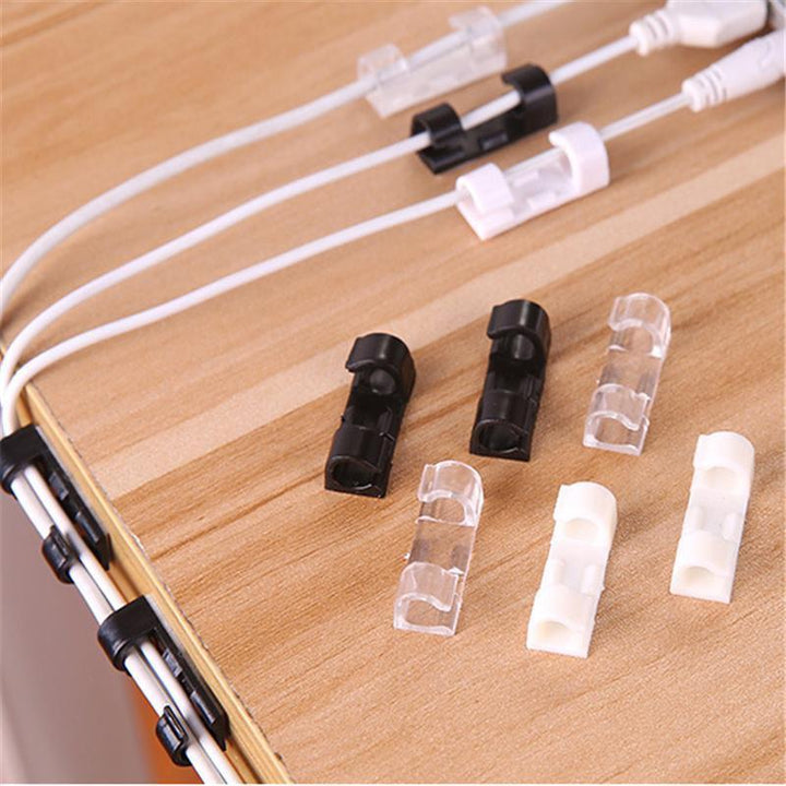 BowLift | Finisher Self-Adhesive Cable Clamps – 20 Pieces Cable Organizer Set