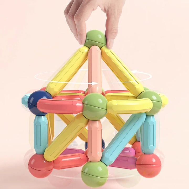 Magneo Blocks - Creative Magnetic Construction Set for Children Bowlift
