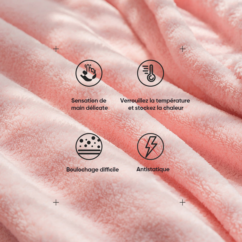 Terry bathrobe made of soft cotton fabric Girly | Bowlift