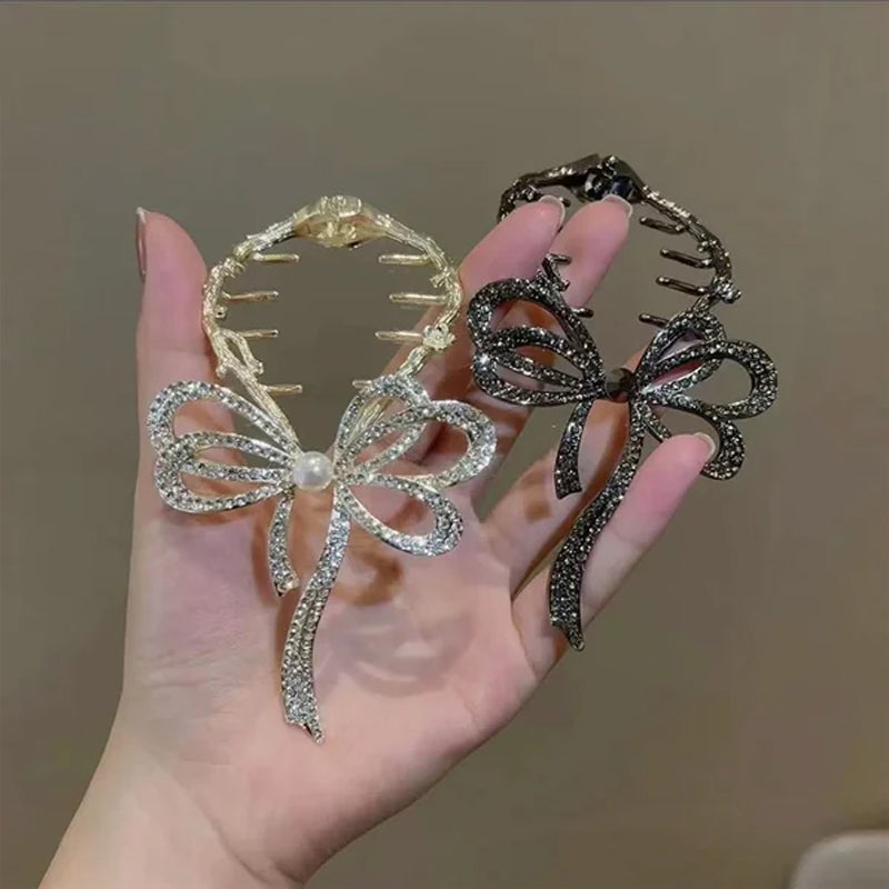 Bow Light Luxury Premium Feeling Hair Clip Bowlift
