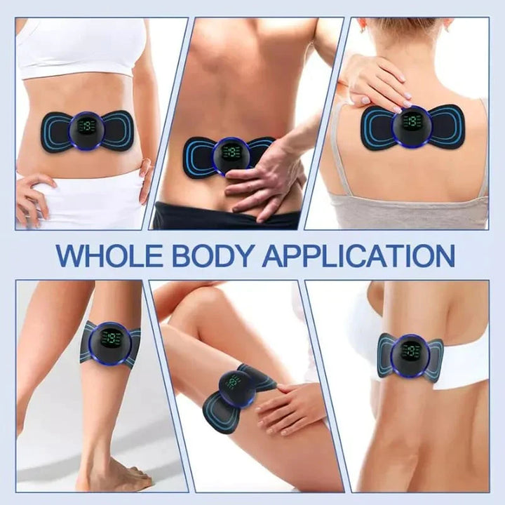 EMS Mini Body Massager Pulse Neck Pain Relief Bowlift