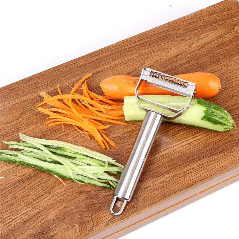 2 in 1 Steel Vegetable Peeler Bowlift