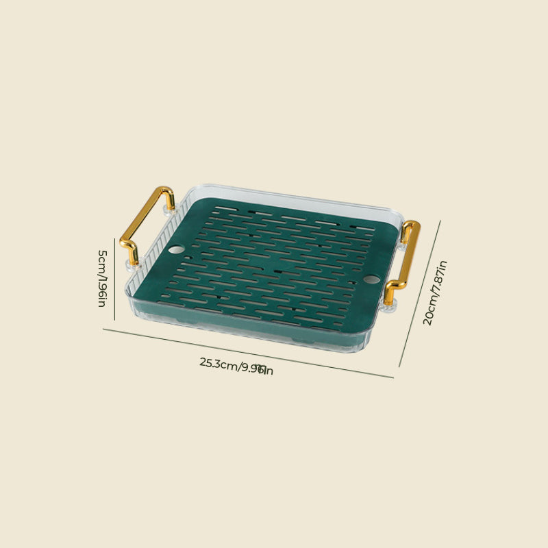 Light Luxury Draining Tea Tray | Bowlift