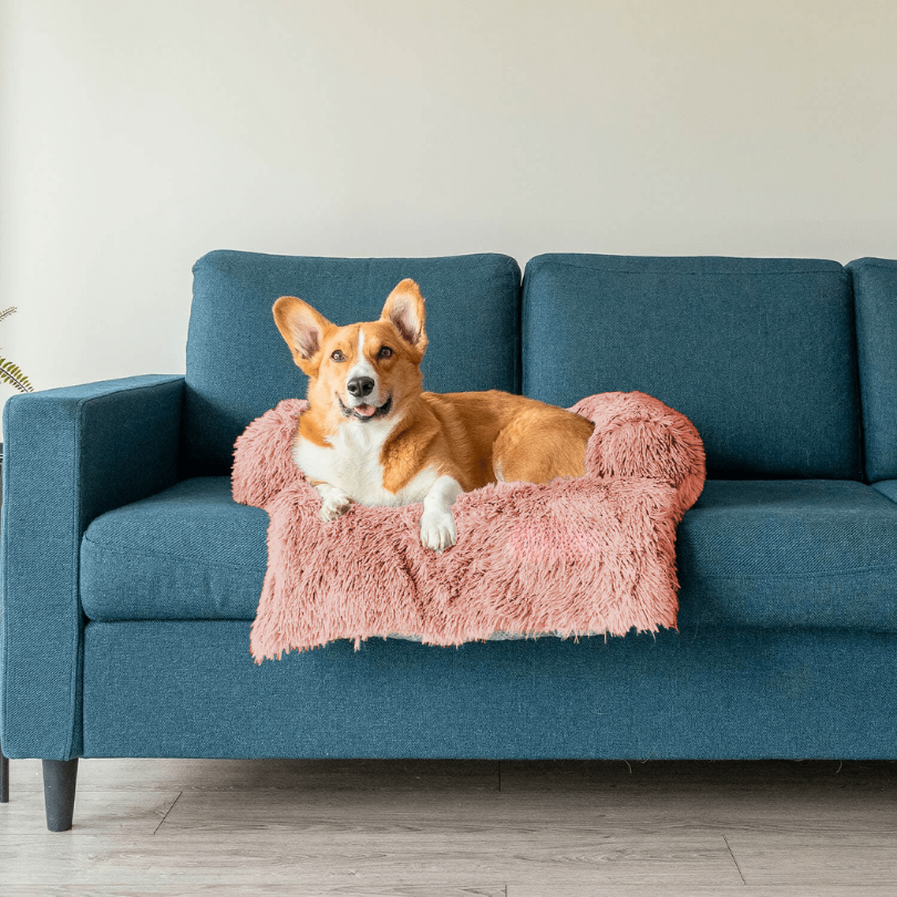 BowLift | Water Repellent Dog Bed Protection with Soft Vegan Fur – Non-slip, Comfortable, Suitable for All Dog Sizes