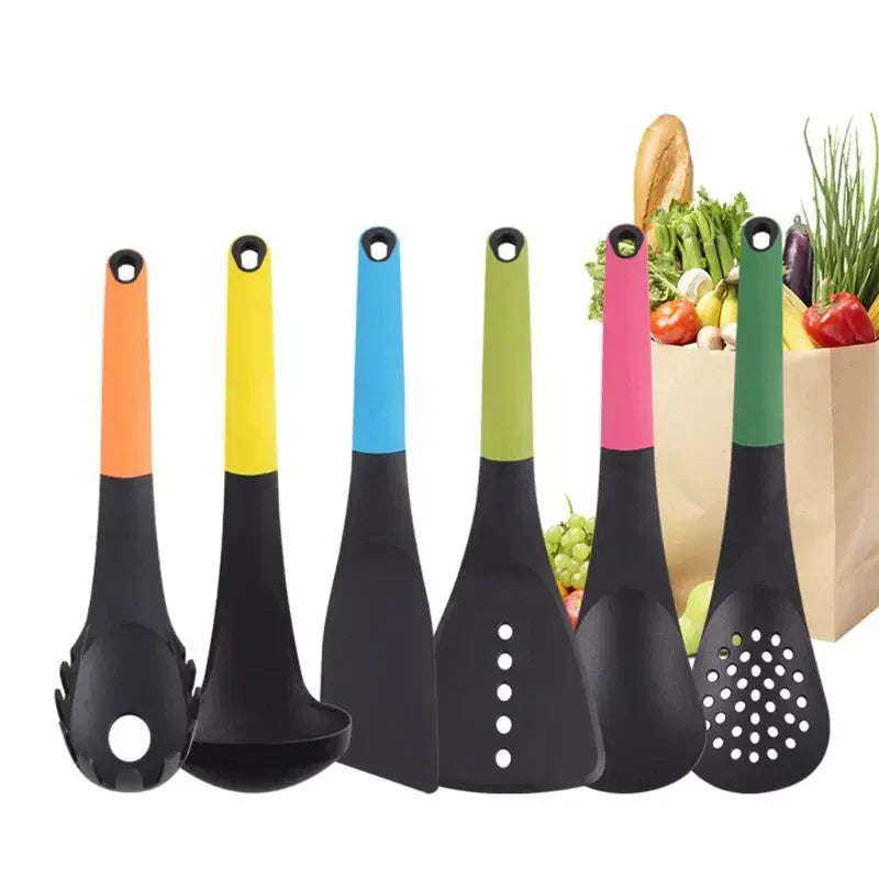 6 Pieces Kitchen Tools Spatula Set Silicone Non-Stick Bowlift