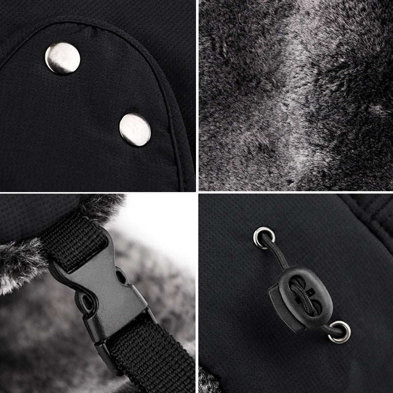 BowLift | LuxGuard Windproof Beanie with Ear Protection | Protects against wind and cold with style