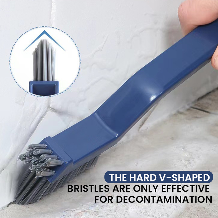 2 in 1 bathroom cleaning brush crevice brush | Bowlift