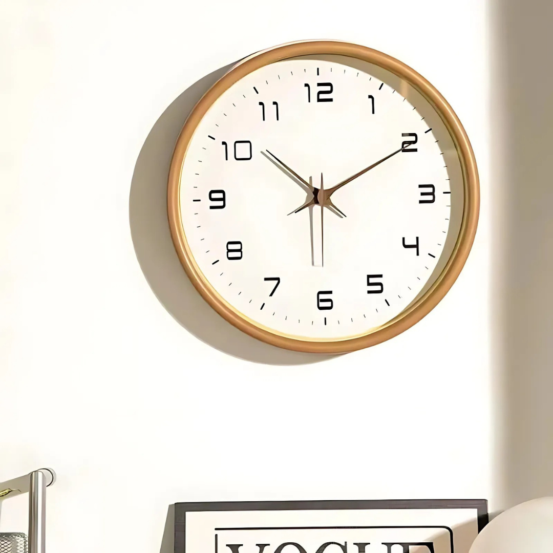 BowLift | Stylish Wooden Wall Clock for Indoor