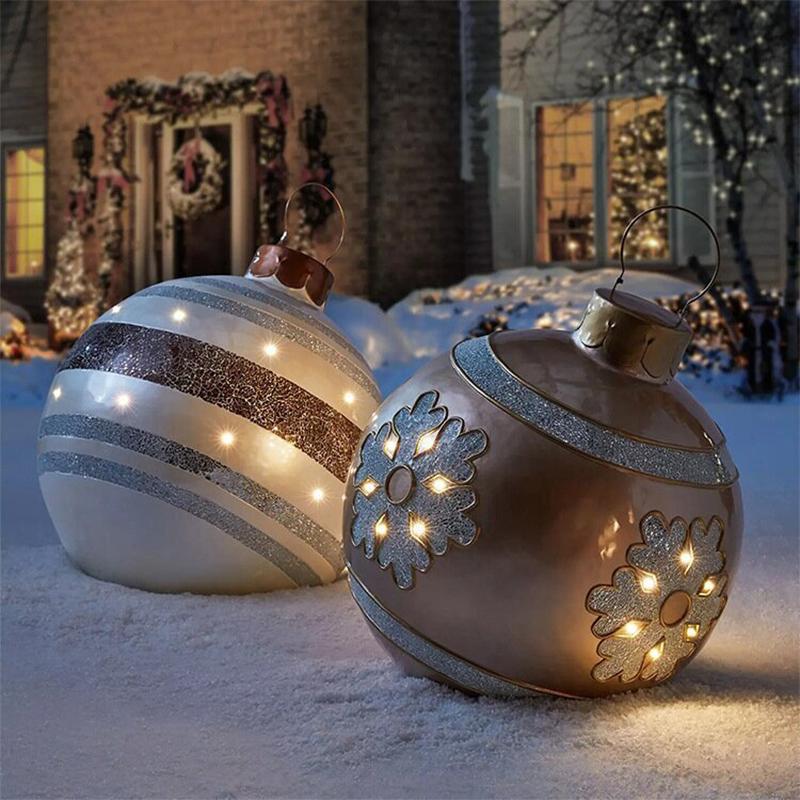Inflatable Christmas decoration ball for outdoor use | Bowlift