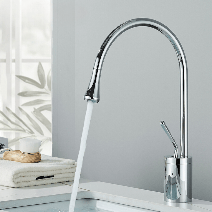 BowLift | BrassGlow - Warm & Cold Mixer Tap for the Sink
