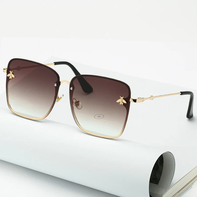 Charlotte Sunglasses | Oversized & Rimless | Bowlift