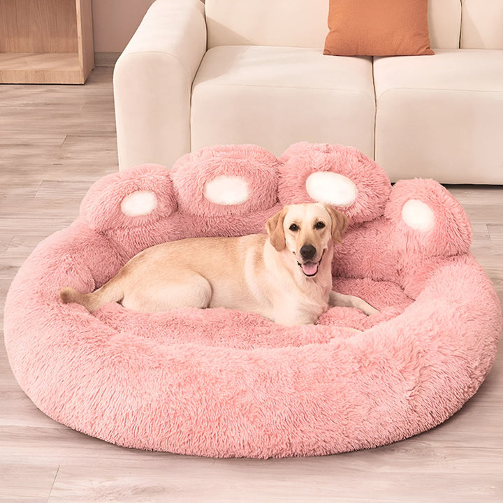 BowLift | Furry Paw-Shaped Pet Bed